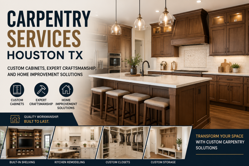 Carpentry Services Houston TX Custom Cabinets