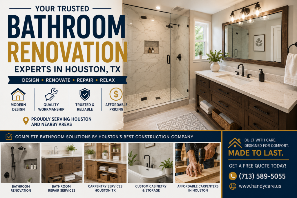 Bathroom renovation experts in Houston